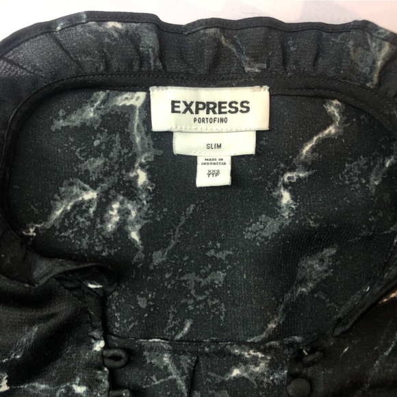 Express  🅝🅦🅞🅣 Black Marble Desing Size XXS - Picture 4 of 8